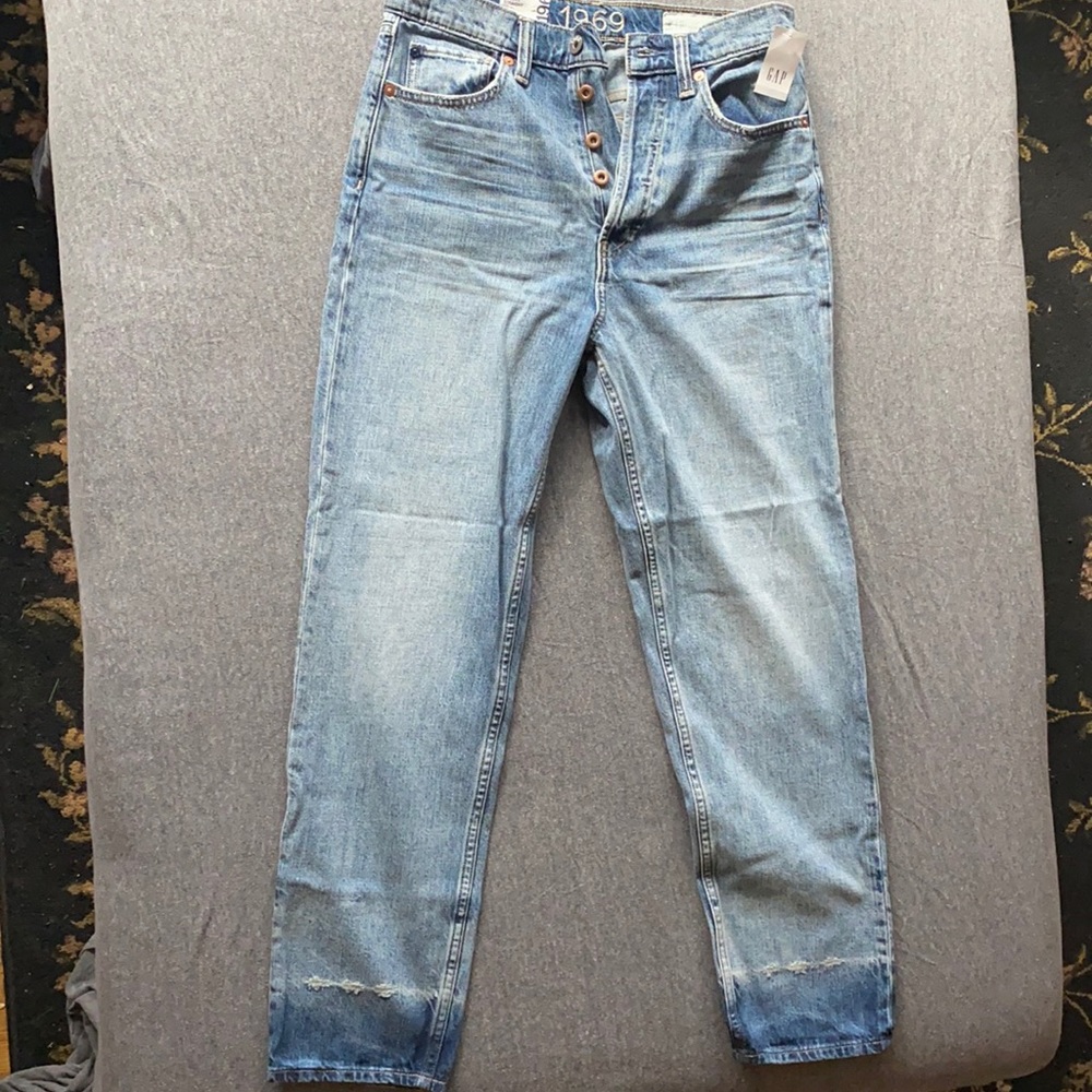 Gap Sky High Cheeky Straight Ombré Jean